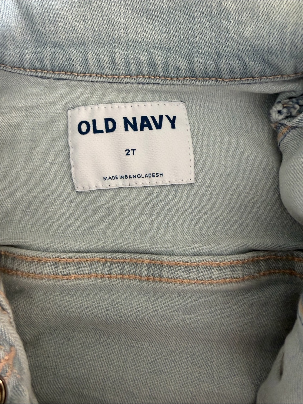 Old Navy Light Wash Denim Jacket for Kids Size 2T - Picture 5 of 7